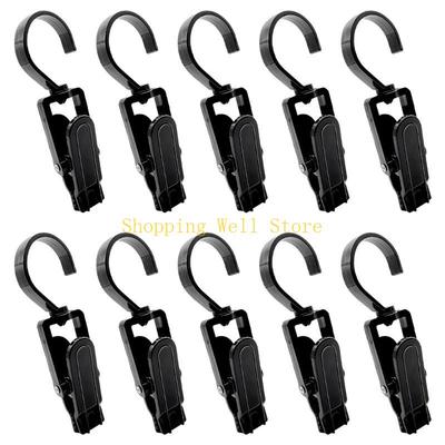 KX4B Windproof Clothesline Clips Plastic Multipurpose Clamps For Drying Garments Organizing Supplies Home Storage Essential