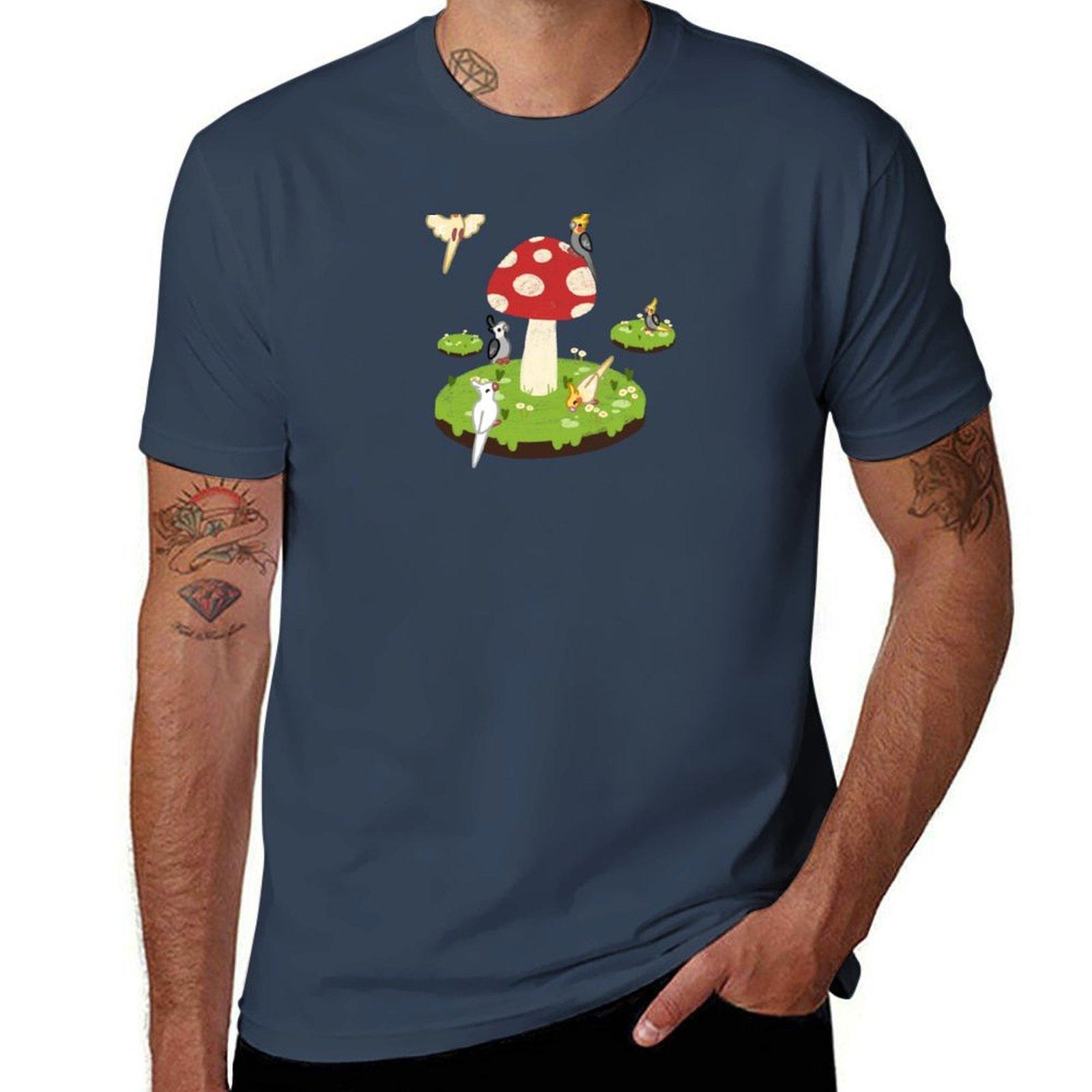 Cockatiel Paradise TShirt Athletic Fit Sports Short Sleeve Top S