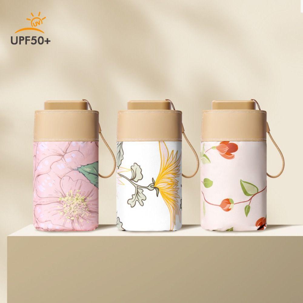 UV Folding Mini Sun Umbrella Portable Travel Umbrella Sweet Pocket Umbrella  Outdoors