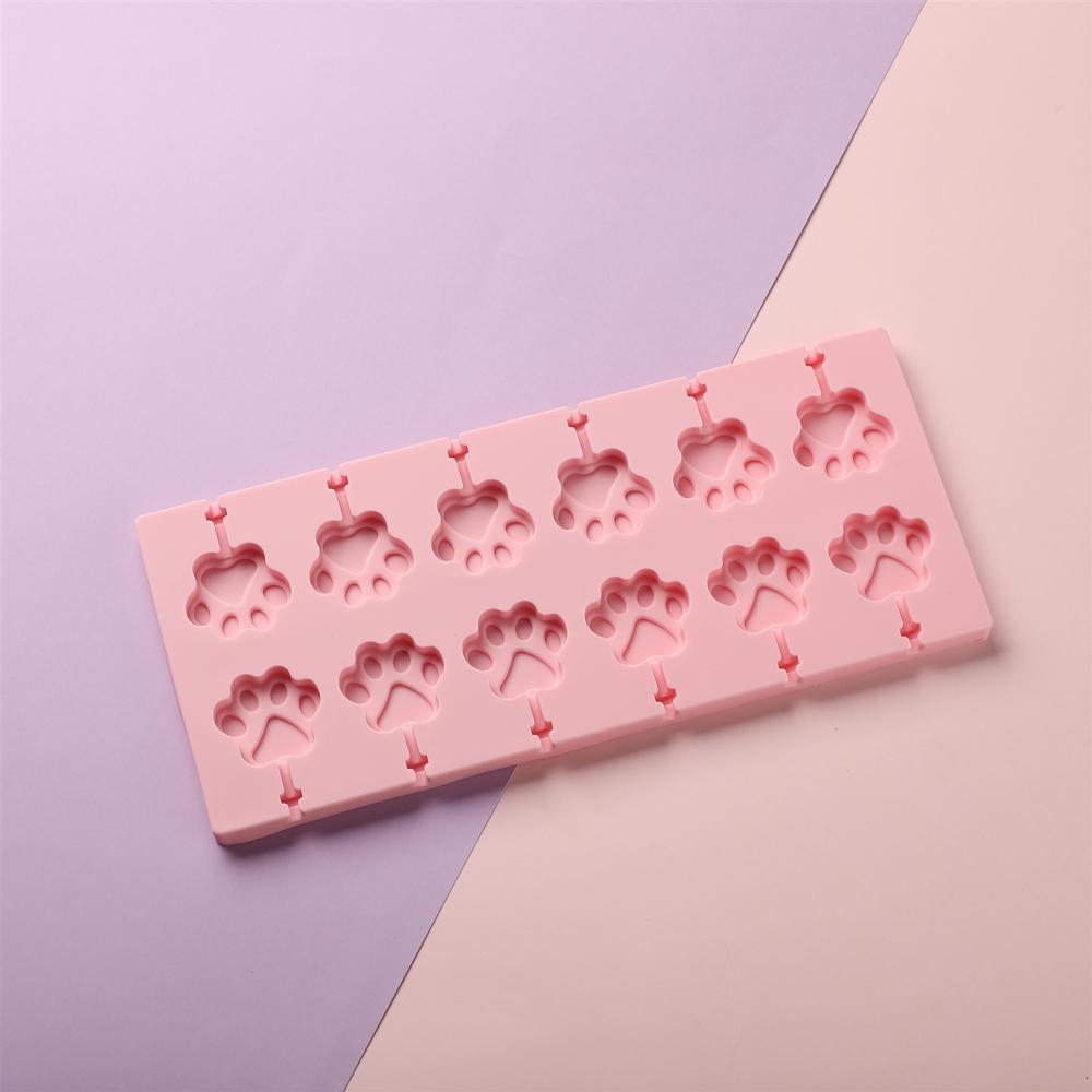 Formy do pieczenia ciastek, ciasta czekoladowego, galaretki i cukierków, silikonowe formy na lizaki, kształty kwiatów, forma