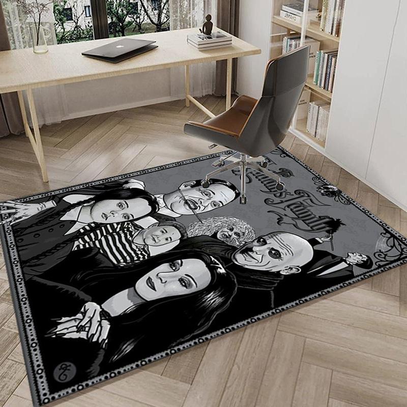 Gothic Adams Carpet, Chair Rug,Rug for Office Bedroom living rooms, Doormat decor Fan Gift Christmas Gift