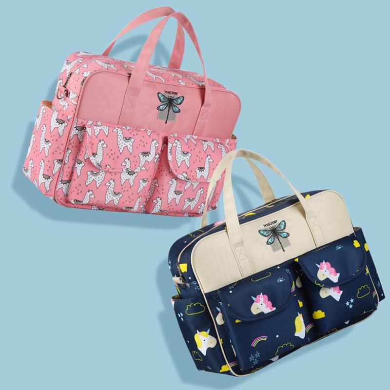 Sac Maman et Bébé Multifonctionnel Imperméable Sac à Bandoulière de Rangement Portable Sac à Bandoulière Grande Capacité Sac de Maternité