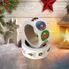 Roll Of Christmas Stickers Christmas Winter Holiday Labels Roll Seal Decals Paper Gift Wrapping Supplies For Scrapbooking