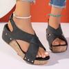 Fashion Sandals Shoes Women Summer Soft Women Shoe Slides Women's Sandals Wedge Shoes Woman Platform Heels Slippers Women Footwear