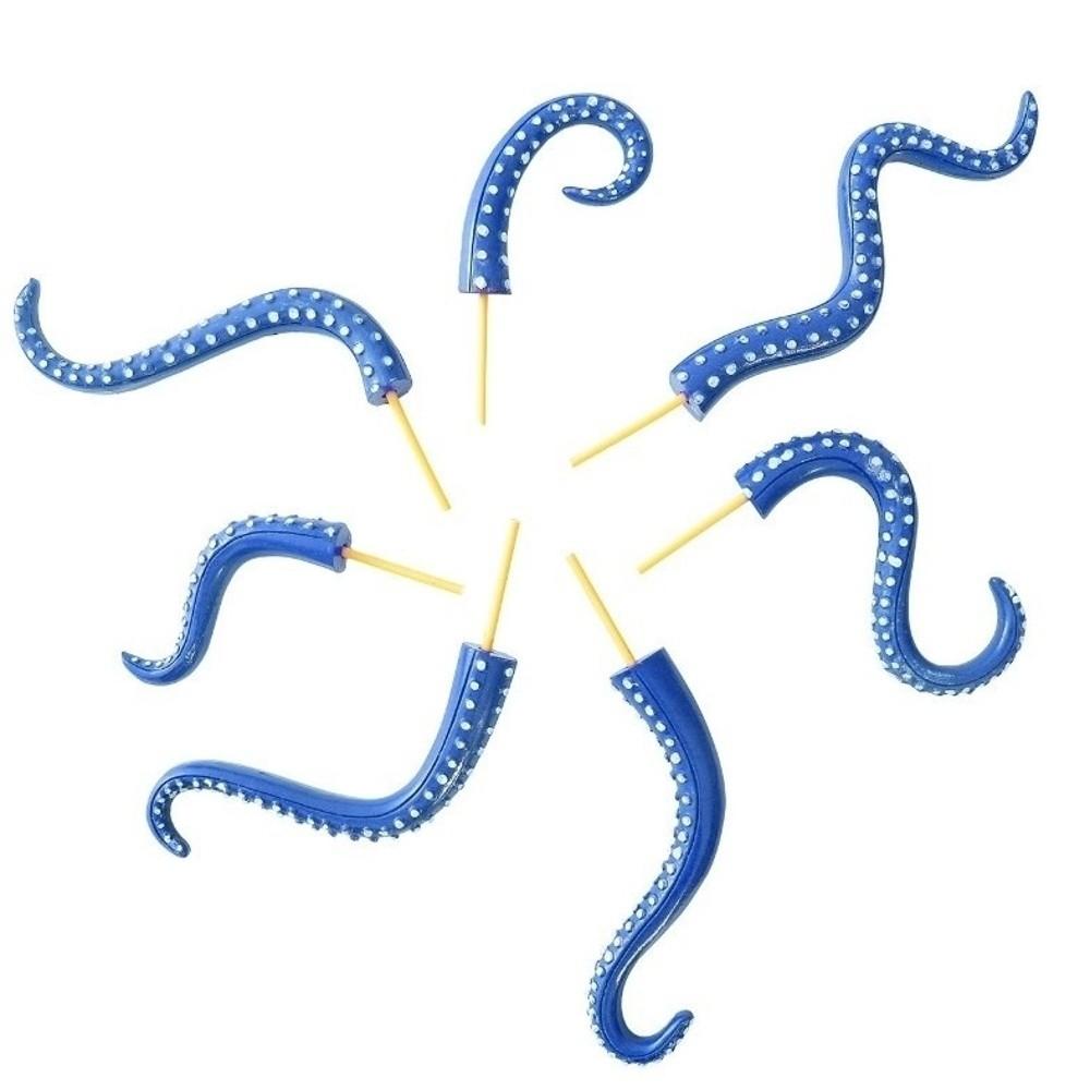 Kreatives 7-teiliges Set Meeres tentakel Harz Dekoration Harz Garten Dekoration Blumentopf Harz Dekoration Oktopus Pflanze Pfahl Zuhause