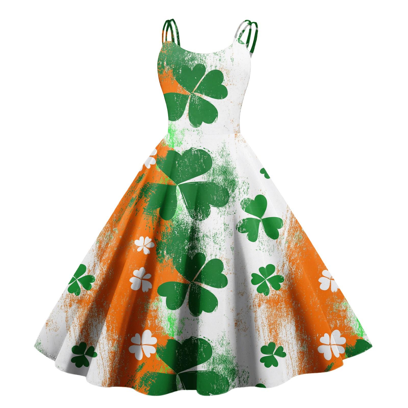 

Жіноча повсякденна модна сексуальна сукня з відкритими плечима в стилі панк у стилі ретро Ретро-сукня-сукня XXL помаранчевий