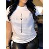 Women Casual Short Sleeve Tee 1 Pcs 100% Heavy Cotton - Comfortable Crew Neck, Soft Adorable Tees Tops