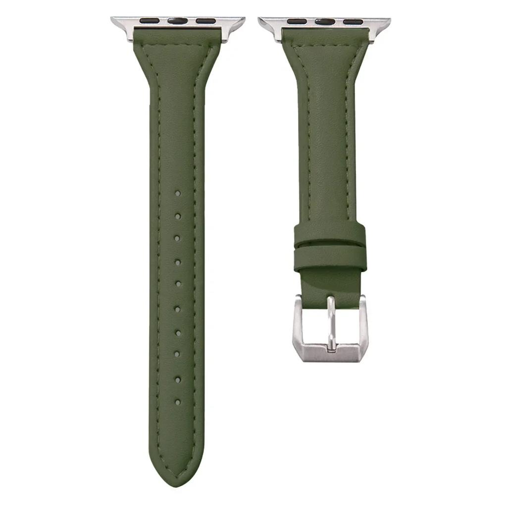 Slim Girl Strap For Apple Watch S10 42mm 46mm 9 8 7 41/45mm PU Leather Band 38/42mm For iwatch Bracelet SE 40 44mm 6 5 4 3 49mm