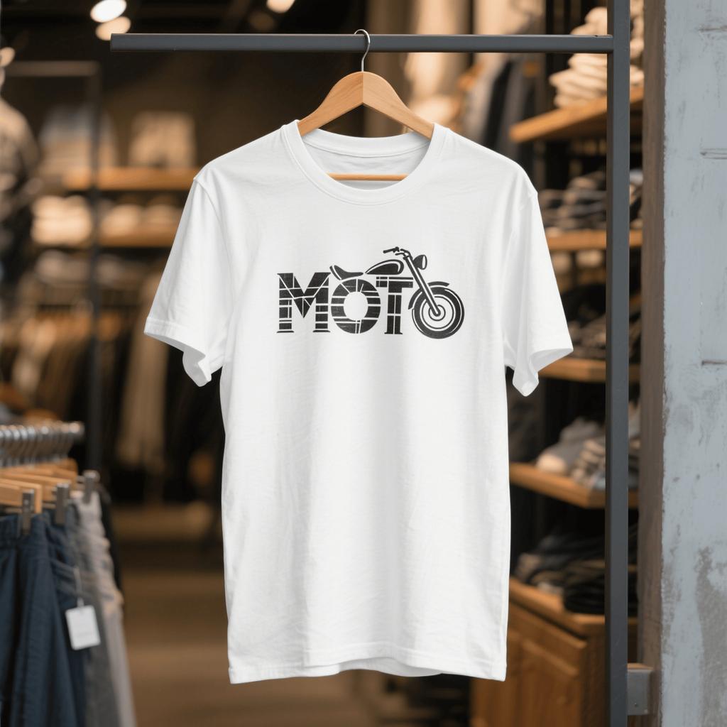 2025 Summer Men's Cotton T-shirt Motocycle Moto Wheel Print Loose Sweat-absorbing Sports Cycling Print Tee Top