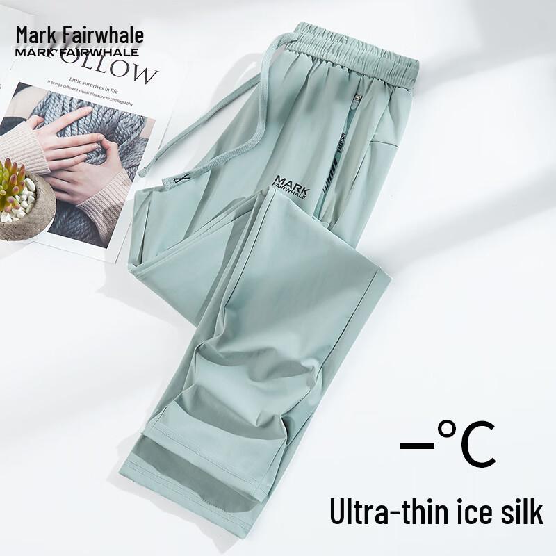 Mark Hua Fei Men s Ice Silk Quick-Dry Casual Pants M