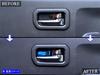BRIGHTZ Jimny Nomad JC74W Super Mirror Finish Stainless Steel Plated Inner Door Handle Plate Blue JC74W Nomad JC 74 Covers, Type, 4PC, INS-DHC-391