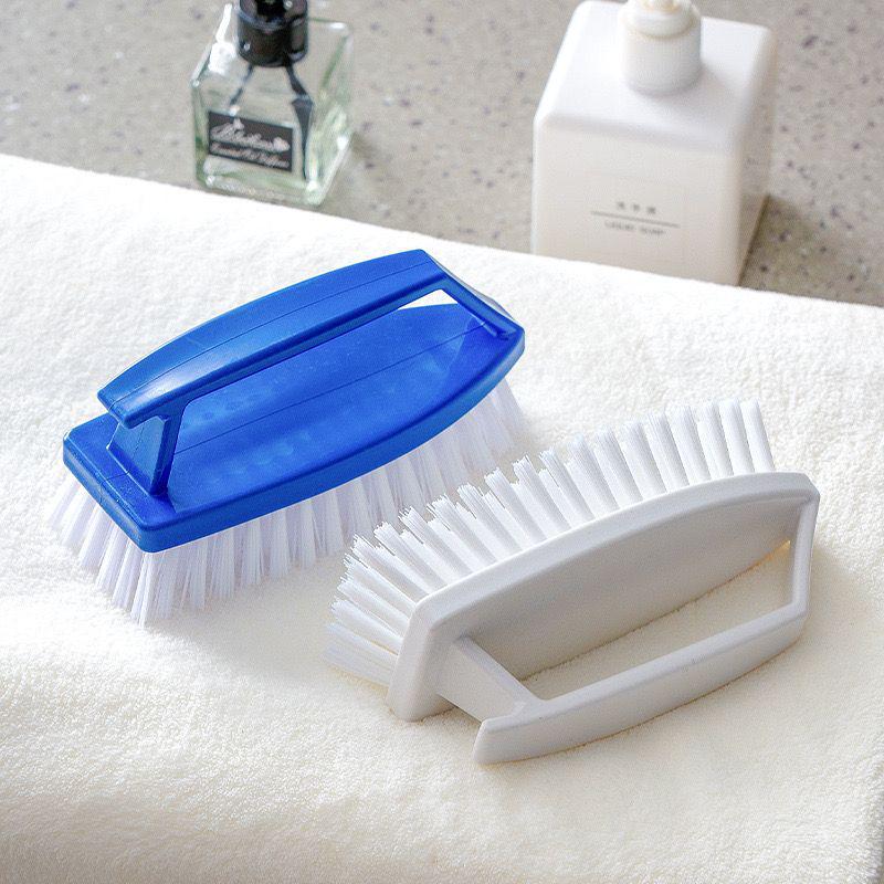 Multi-functional Stiff Bristle Brush for Laundry, Floor, and Shoe Cleaning
