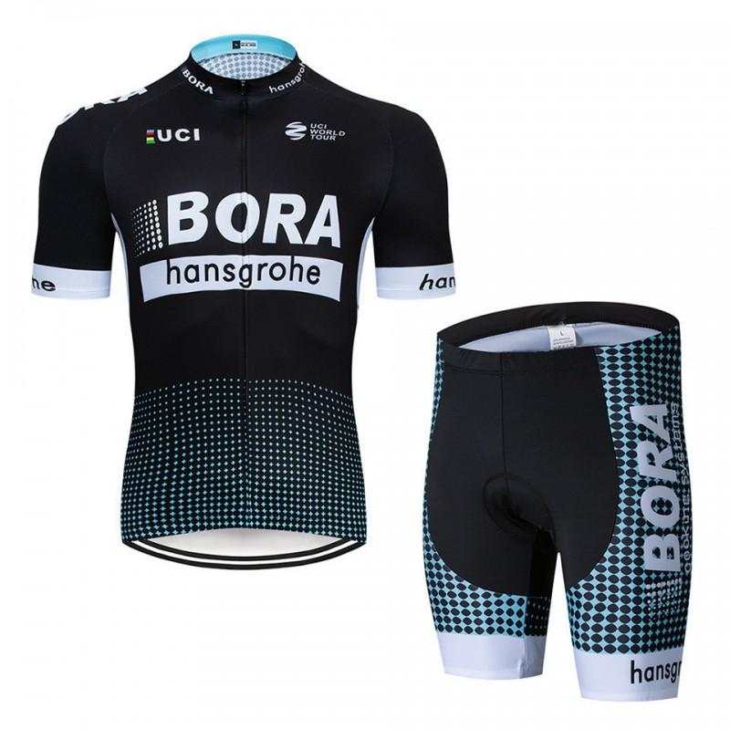 Mens Cycling Jersey Bib Shorts Set Breathable Mesh Bike Outfit Road