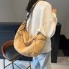 Women's Large Capacity Shoulder Bag Solid Color Crossbody Bag