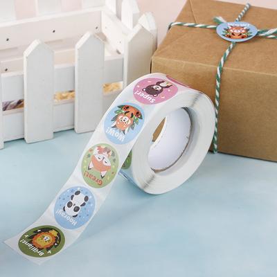 500 ks Samolepek pro odměnu učitele Roztomilé zvířecí samolepky Školní motivační samolepky