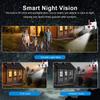 LS VISION 6K 12MP WiFi IP Camera Outdoor Three Lens Panoramic View PTZ IP Camera AI Tracking Security Protection CCTV Video Surveillance