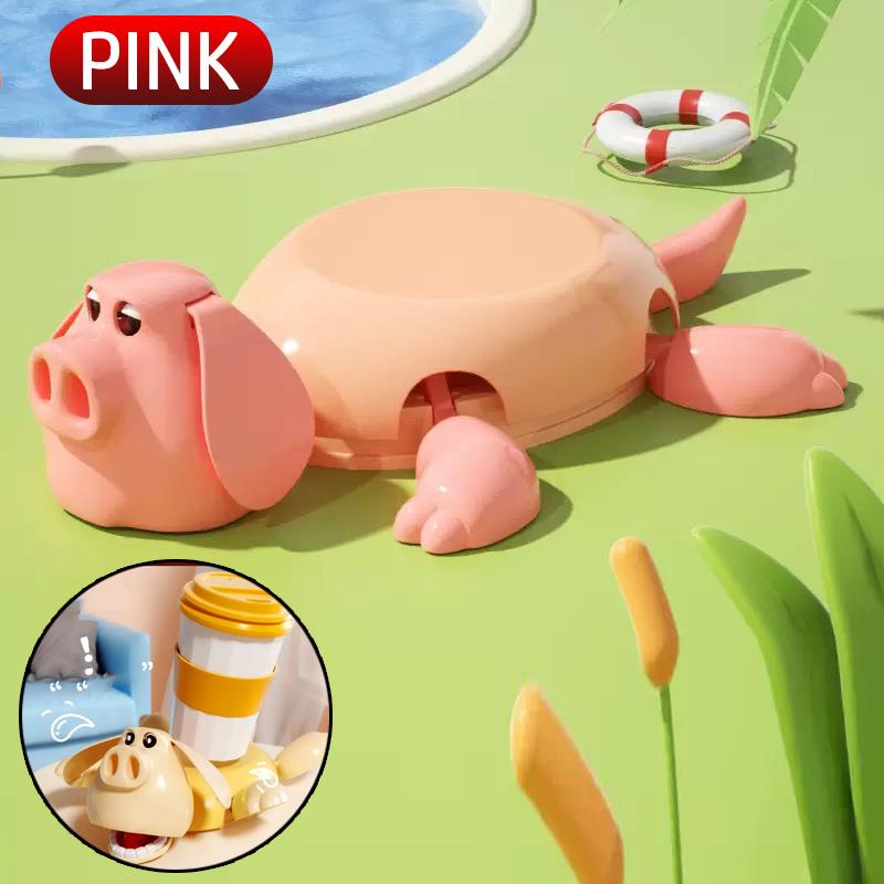 

1PC piglet coaster, fun and stress relieving, suitable for home, kitchen, bar, restaurant and other use M&Round