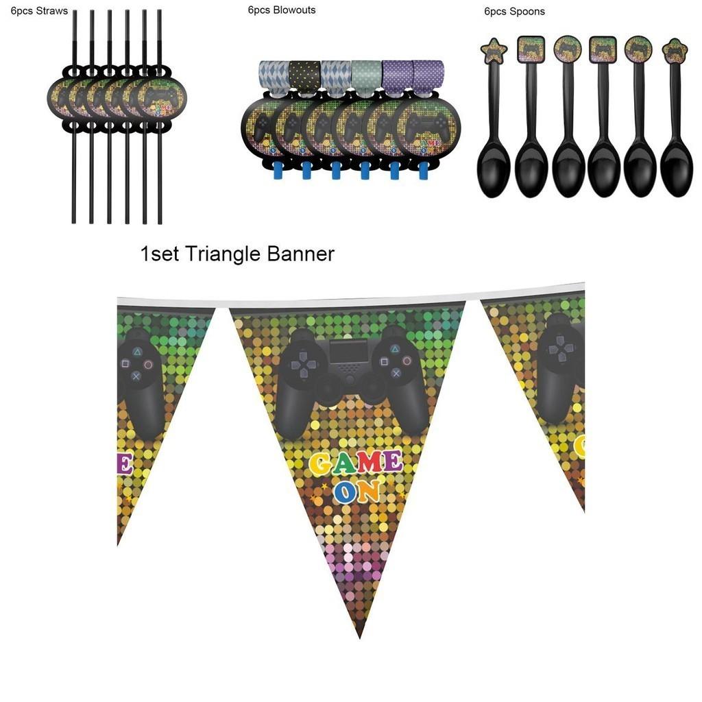Ultimate Game Theme Birthday Party Supplies Set For An Unforgettable Celebration