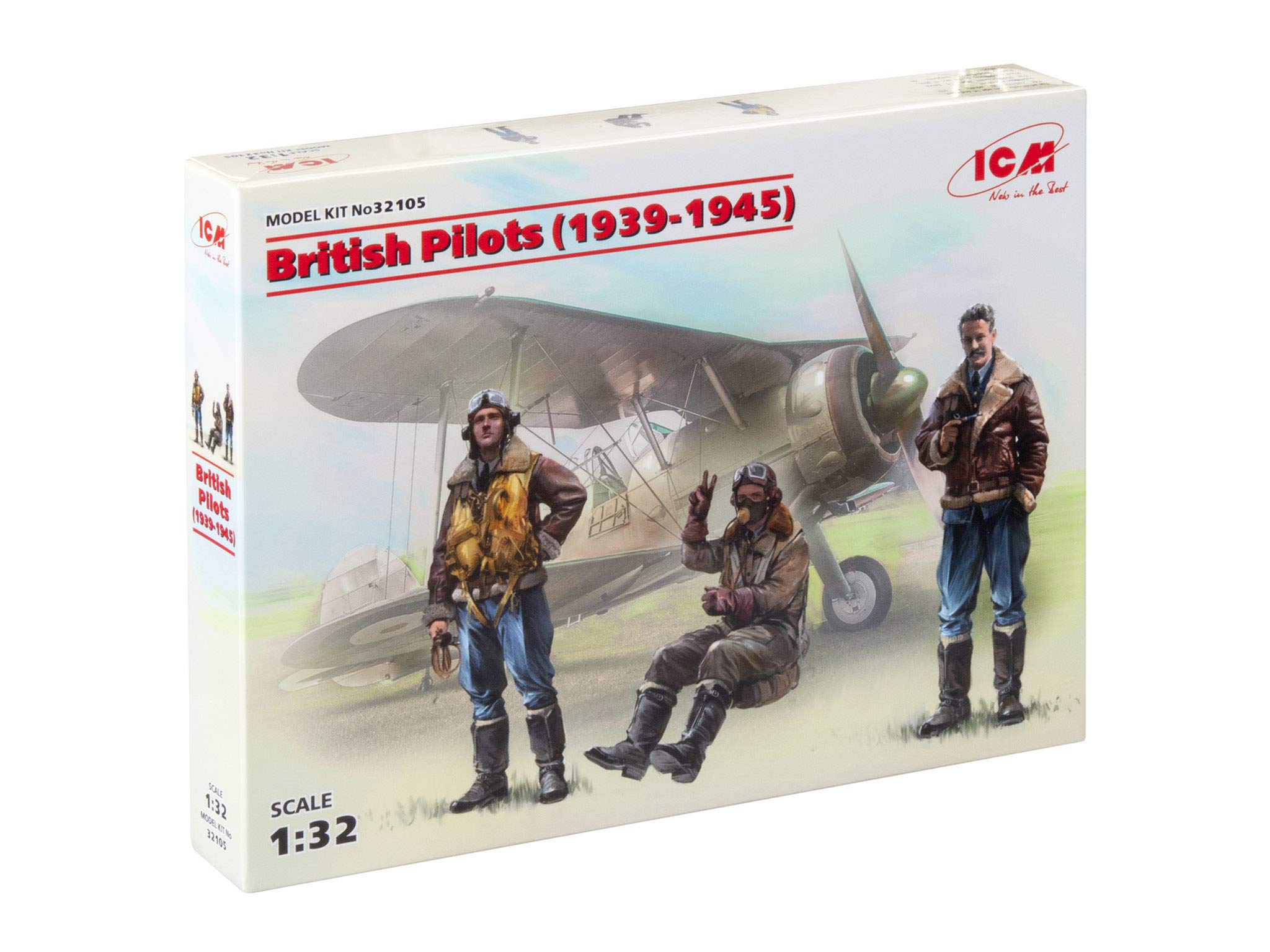 

ICM Royal Air Force Pilot Set Plastic Model 32105 1/32 (1939-1945)