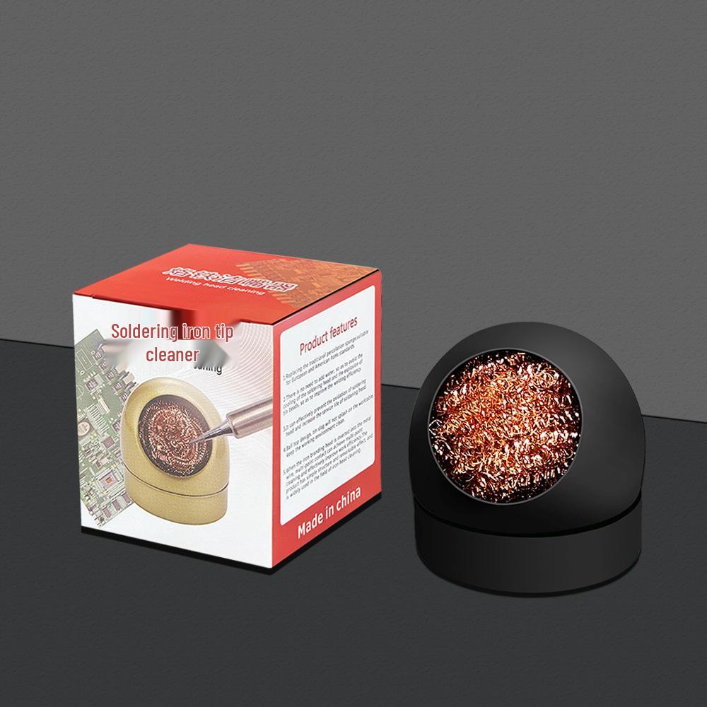 Copper Wire Soldering Iron Tip Cleaner - Damage-Free Dross Removal Tool