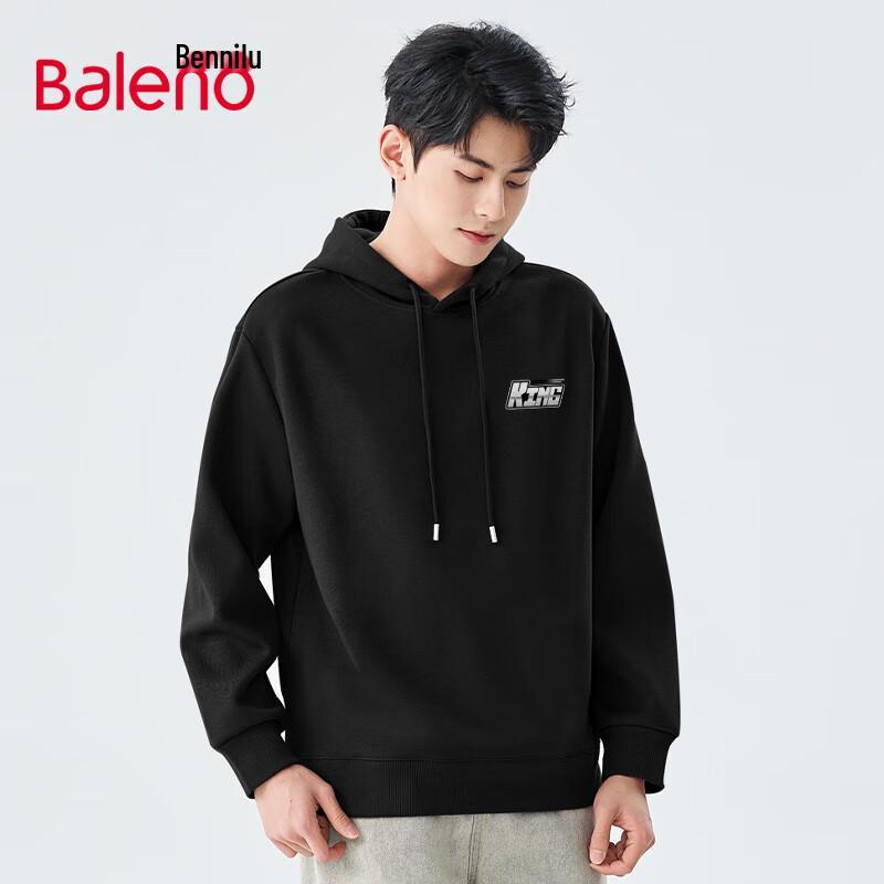 Baleno Men's Retro American Style Hooded Sweatshirt