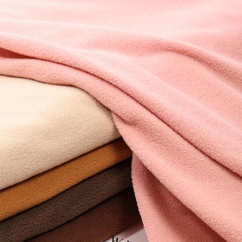 0.5m/1m/2m Polar Soft Fleece Short Plush Fabric for Sewing Clothing Lining, Dolls Warm Jackets Pet Beds DIY Clothing Fabrics
