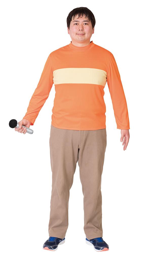 Clearstone Narikara Kenkyubu Cosplay Halloween Orange Boy Orange Men's