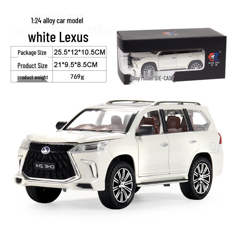 1:24 G63 Alloy Off-Road Toy Car, Six-Doors Open, Light & Sound, Pull-Back Action for Kids
