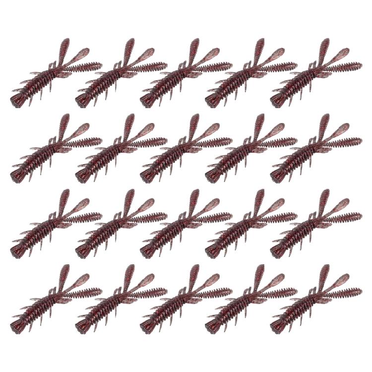 20PCS Soft Fishing Crawfish Lure Lobsters Baits Artificial Fishing Lures Baits Swimbait Soft Plastic Lures Easy to Use