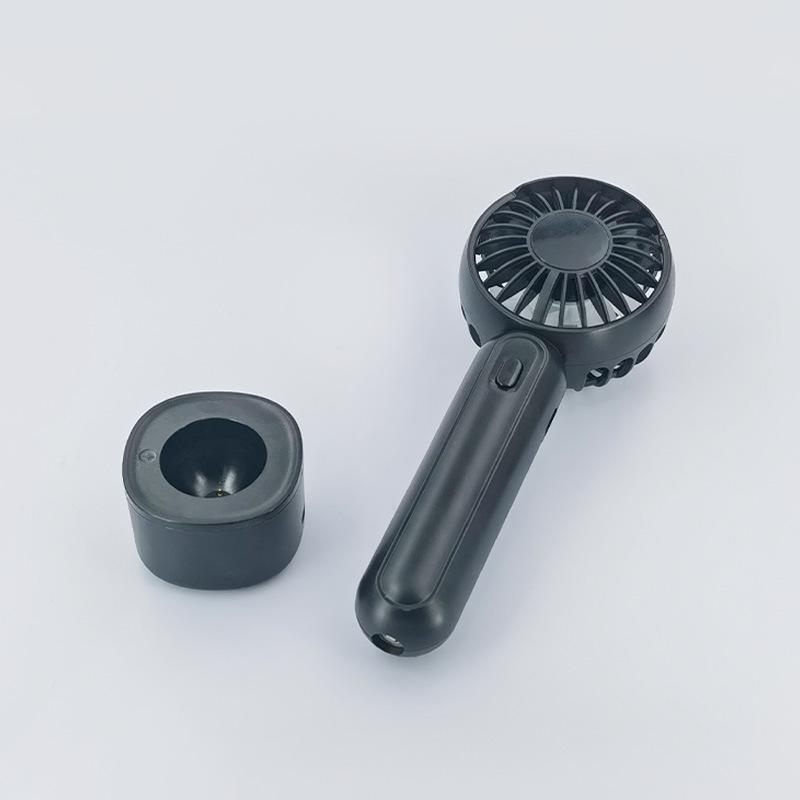 

Compact Silent Mini Desktop & Portable Handheld USB-C Fan 167x65x46mm чорний