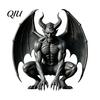 Dark Fantasy Home Decor Gargoyle Figurine, Medieval Winged Statue, Resin Gothic Office Ornament Horn Demon for Bookshelf Desk Architectural Figure