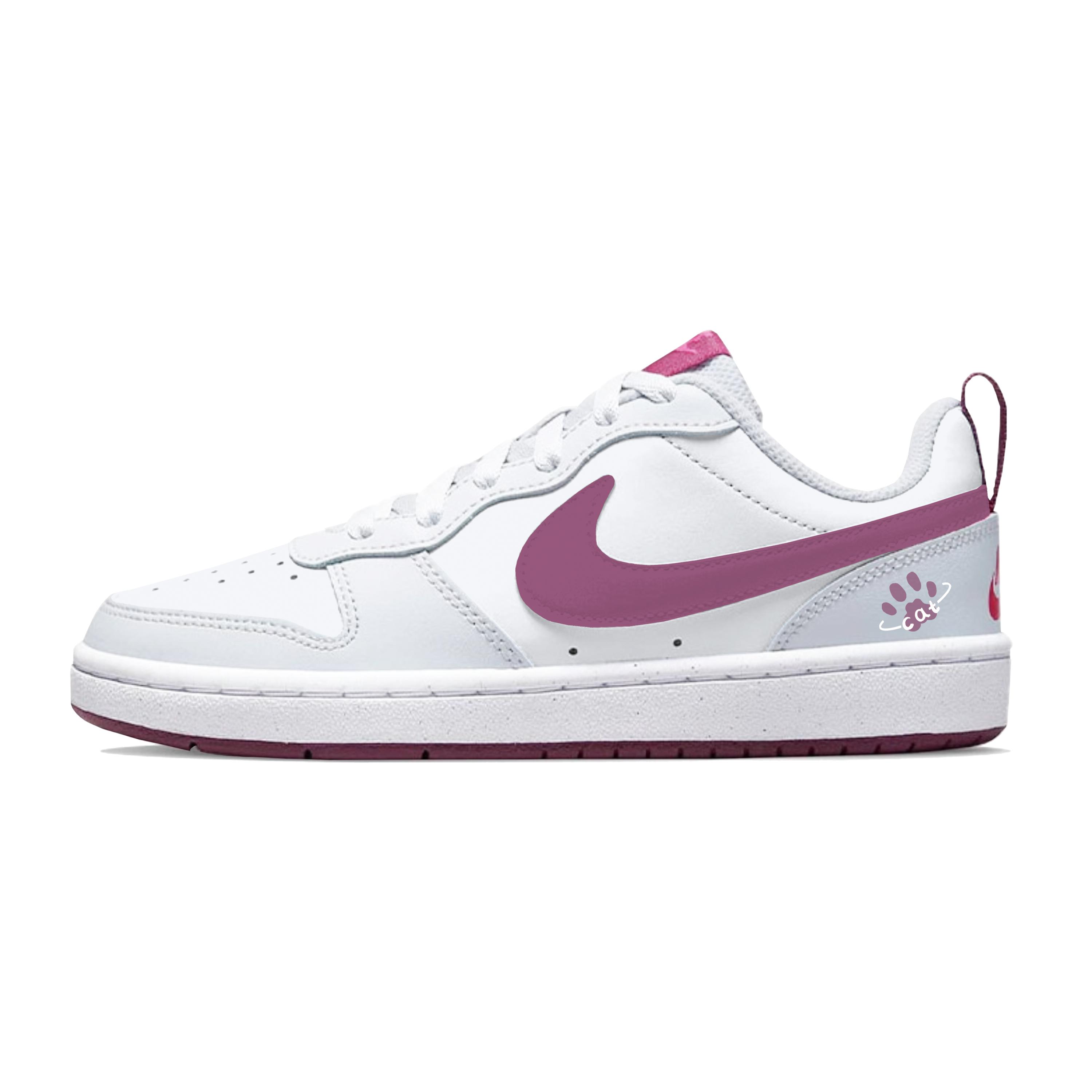 

Nike Court Borough Abrasion Resistant Slip Resistant Skateboard Shoes Women s BQ5448-015(Team1440-) 35.5