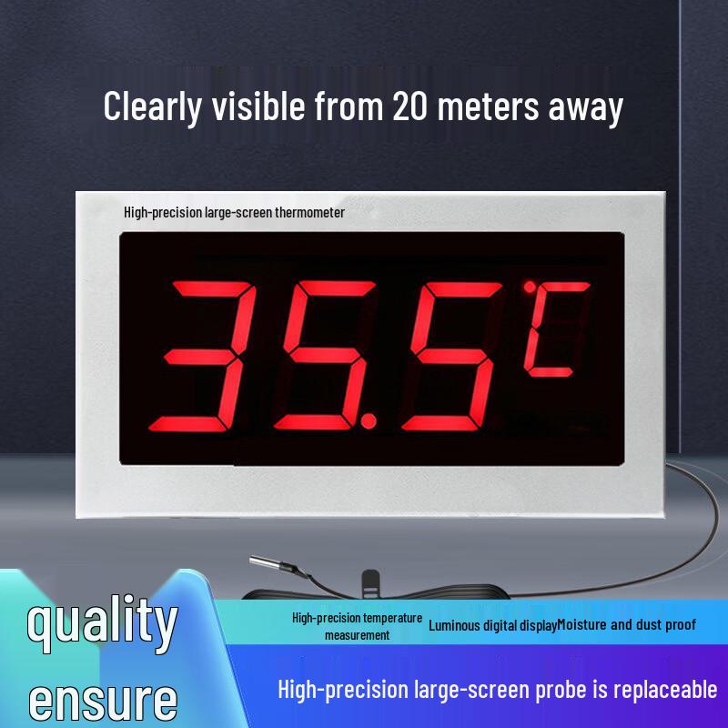 

High-Precision Digital Thermometer with 5M Waterproof Probe