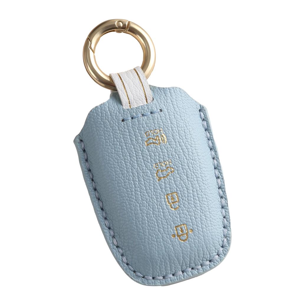 Customized Key Cover Is Suitable for Beijing Hyundai Ix45 Car Hand-stitched High-end Key Protective Case Ring