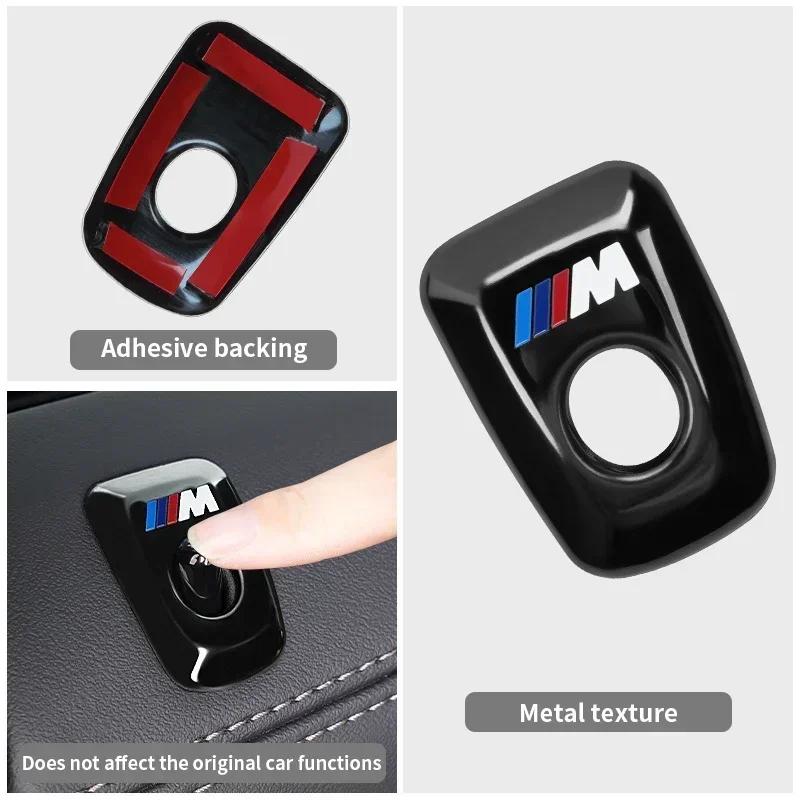 -4 STÜCK Auto Türschloss Riegel Metall Auto Türschloss Stifte Abdeckung Vorne Hinten Türschloss Knopf Aufkleber Zubehör Für BMW X5 G05 2019-202