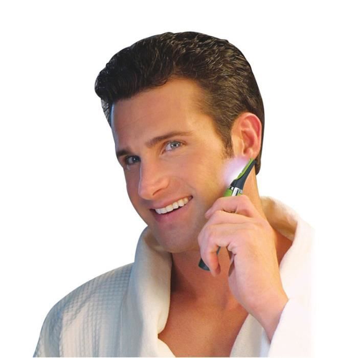 Multifunctional Trimmer for Men - BARSALA - Face, Neck, Nose, Eyebrows and Body Hair - Green