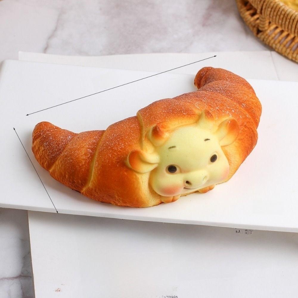 Bread Shape Slow Rebound Cake Soft Rebound Simulation Cake Model Squeeze Toy  Hand Relaxing