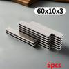 60X10X3MM imans Block Refrigerator magnets for Office Whiteboard Suitable Tools Home Workplace, Etc 60*10*3
