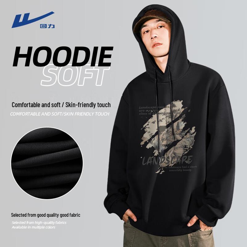 Warrior Men s 2024 Fall/Winter Casual Hooded Sweatshirt M