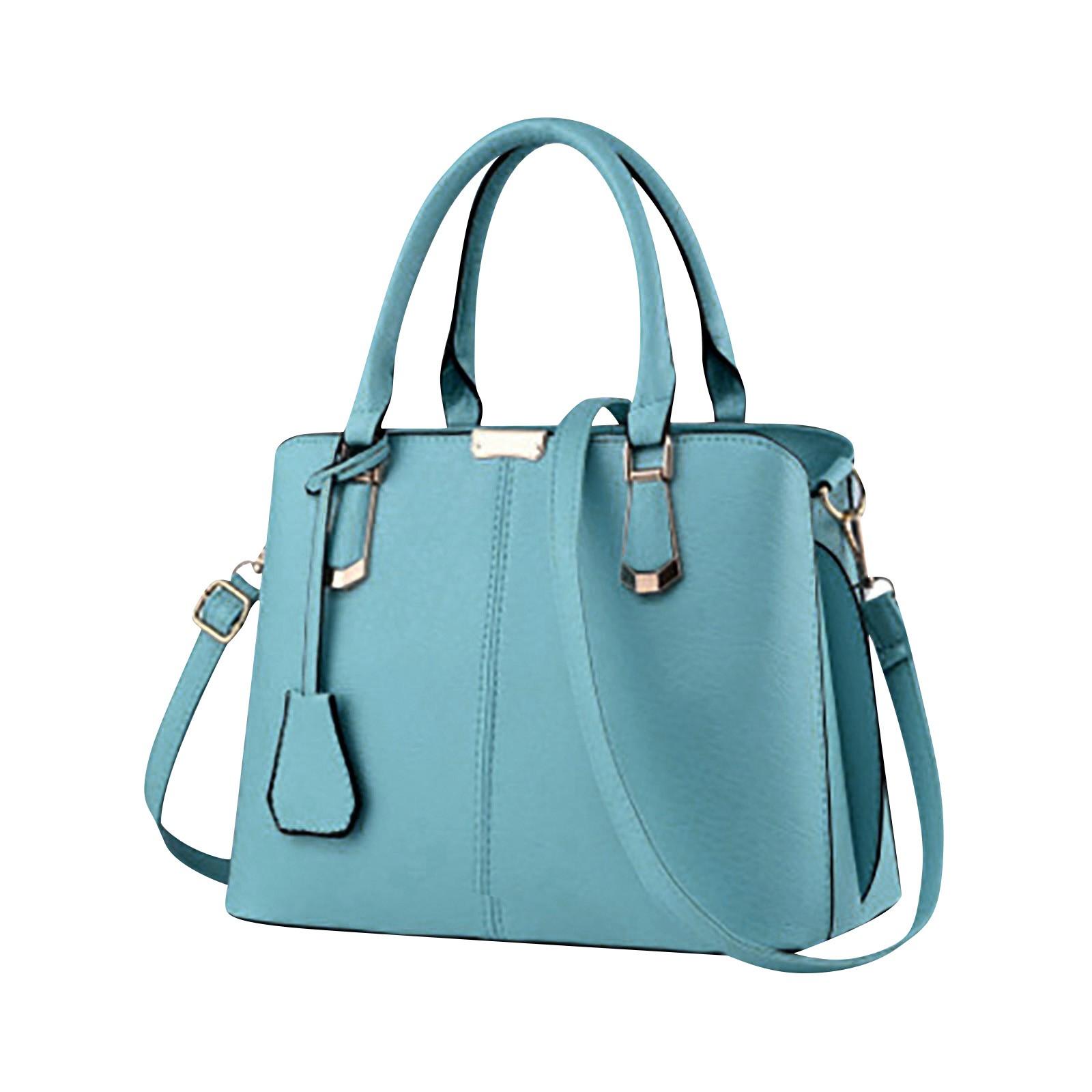 

Женская модная сумка большой емкости с верхней ручкой, сумка через плечо One Size синий