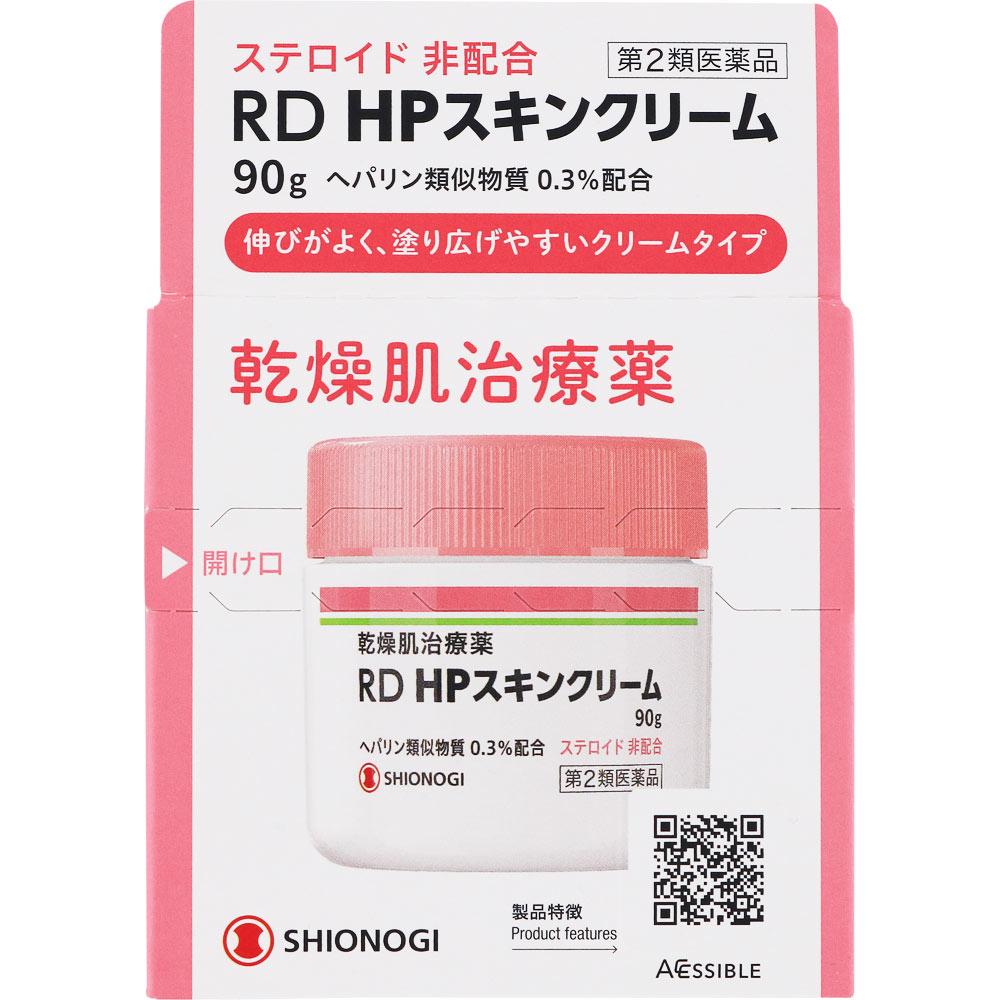 Shionogi Healthcare RD HP Skin Cream 90g Non-steroidal Indications: Xeroderma, Dry Skin In Children, Rough Hands and Fingers, Keratosis of Elbows, Kne