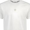 STONE ISLAND Ss23 Rückseite Buchstabendruck Rundhalsausschnitt Kurzarm Normales T-Shirt Herren Oberteile Weiß 78152NS87-V0001