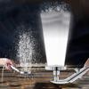 Handheld overhead shower head dual-purpose booster shower head elbow bathroom accessories shower set large water outlet
