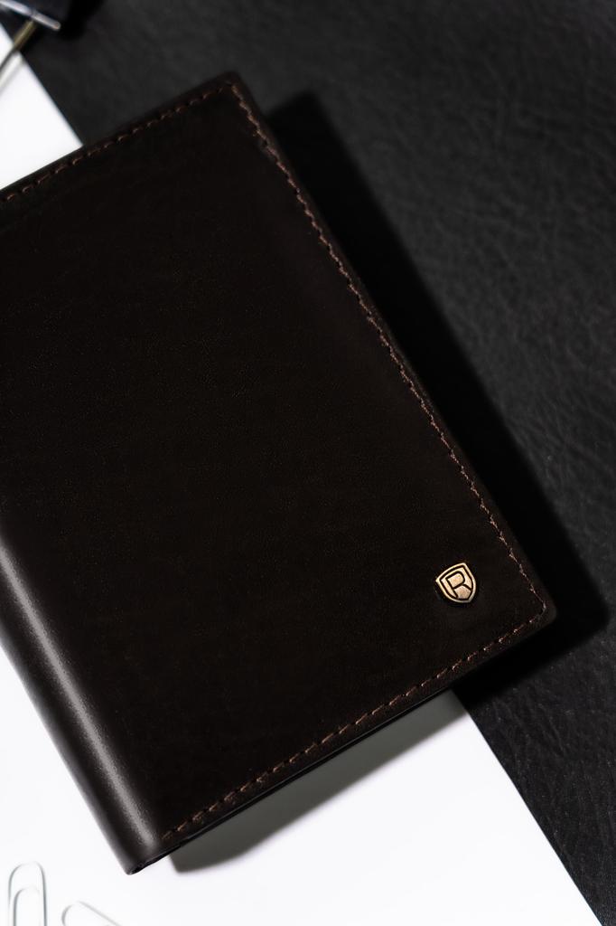 Men's leather wallet N575-RVT-3234 D.Brown