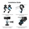 Camera Clamp Mount with 1/4 Screw Super Clamp 360 Degree Ballhead Boat Vehicle Tree Tube Extension for GoPro  Action 4