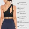 Large Women's Sports Bra with Detachable Cups for Yoga - Shockproof, Supportive, and Elegant Design