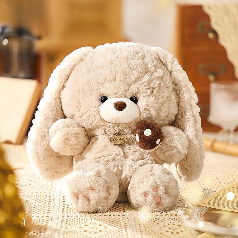 

Пушистый кролик, плюшевые куклы, мягкий милый коричневый кролик, игрушка в виде животного, детские подушки для сна, кавайные подушки, декор для детей, подарок на день рождения девочки 16m