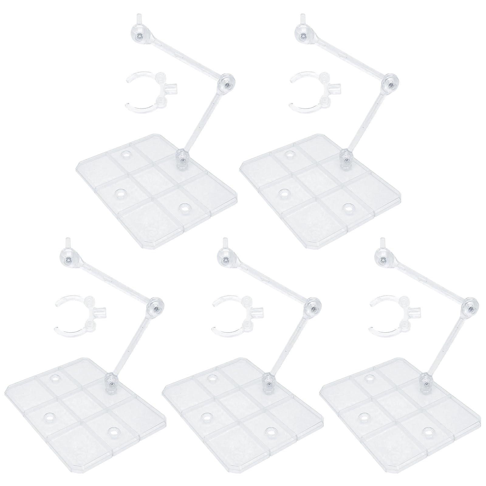 

TOBEYA Экшн Универсальная Подставка для Фигурок для Пластиковых 3мм Фигурок Дисплей HG RG Прозрачный 5 Штук База, Модели, Стержень, База, База, 1/144 Цвет,