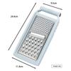 Food Grade Stainless Steel Grater Sharp Blades Non Slip Handle Shredder for Cheese Vegetables Kitchen Use