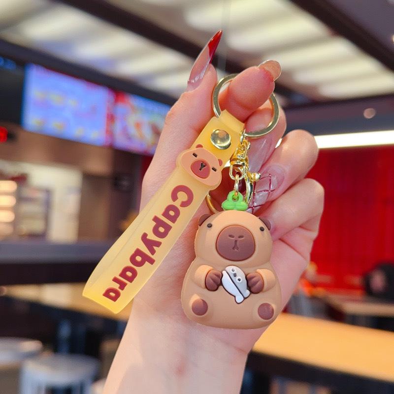 Capybara Kapibara Serie Puppe Schlüsselanhänger Schultaschenanhänger Student Kleines Geschenk Anhänger